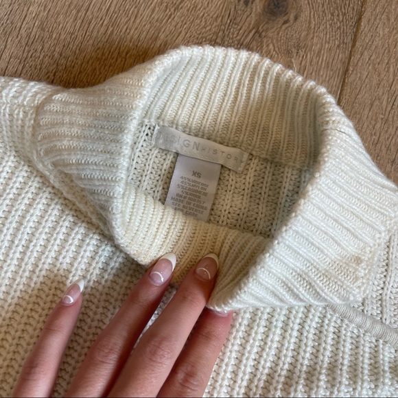 Design History Cutout Shoulder Knit Sweater - Picture 2 of 3